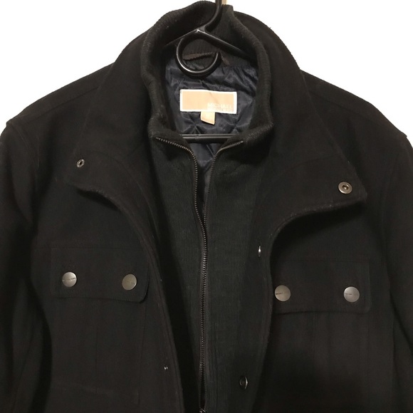 Michael Kors Wool Black Jacket, size Medium - Picture 2 of 15